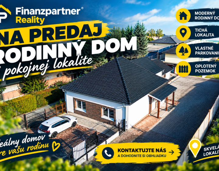 Na predaj 4-izbová kompletná rekonštrukcia rodinného domu