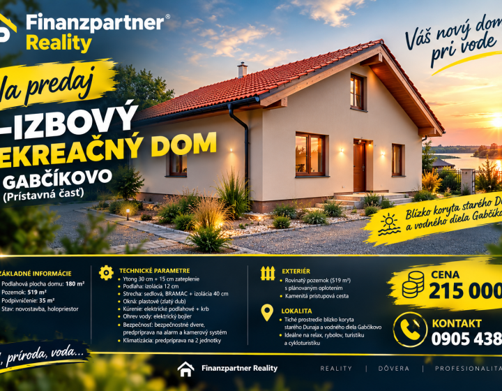 Na predaj sympatický 5-izbový rekreačný dom v lone prírody