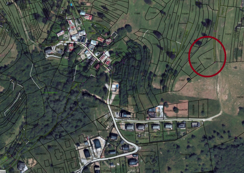 Exkluzívne na predaj orná pôda 761m2, Terchová, okres Žilina