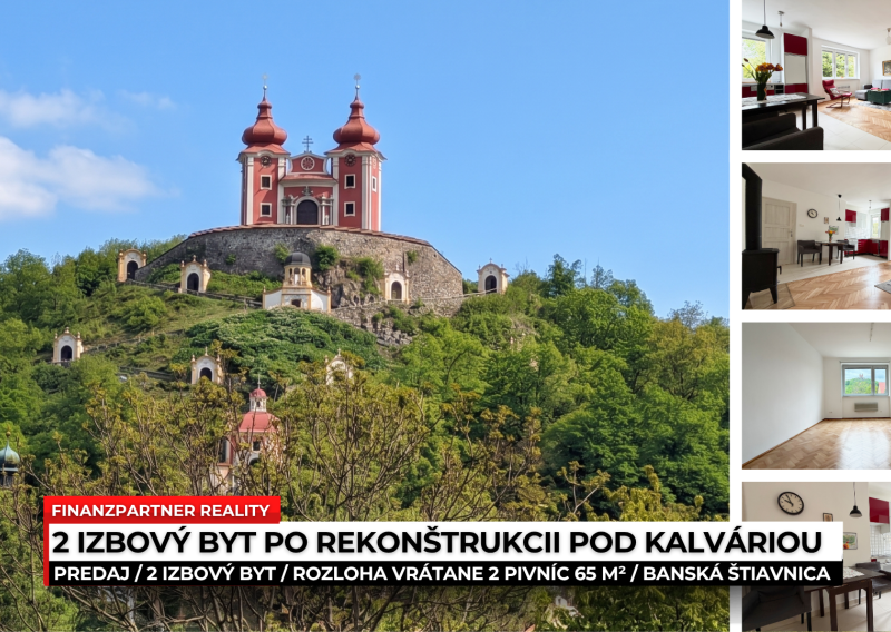Prerobený 2 izbový byt pod Kalváriou, Banská Štiavnica