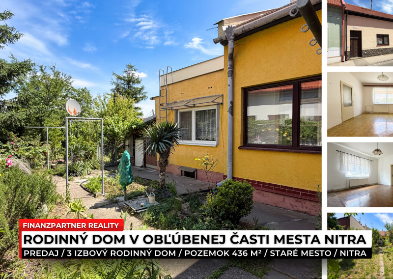 Rodinný dom s výbornou polohou, Kasalová, Nitra