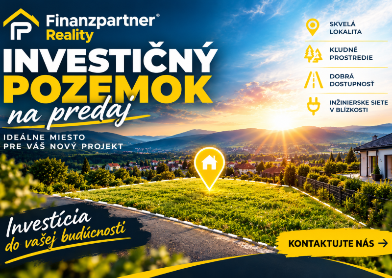 NA PREDAJ INVESTIČNÝ POZEMOK 475 m² – KALINKOVO | NOVÝ PROJEKT V PROCESE
